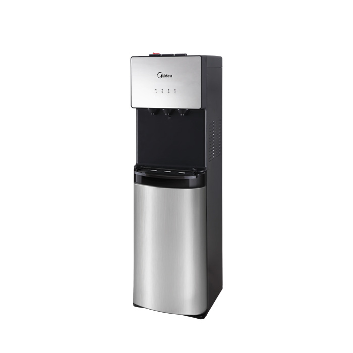Midea Dispenser Standing Galon Bawah Kompresor Low Watt - Silver - YL1566S | YL 1566 S